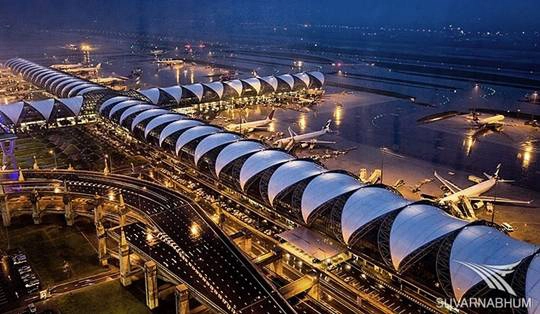 Sân bay quốc tế Suvarnabhumi ở Bangkok, Thái Lan