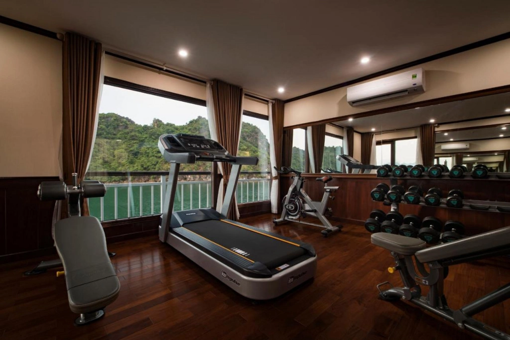 Phòng tập Gym trên du thuyền