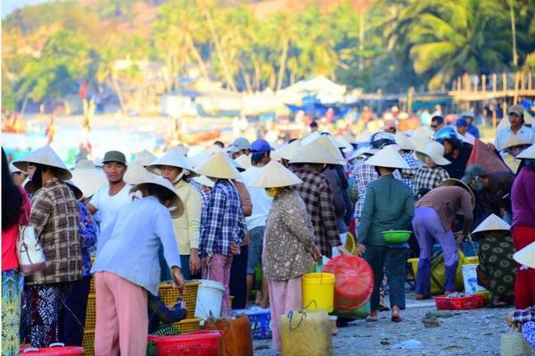 Chợ hải sản lúc mờ sáng tại Phan Thiết. Chợ hải sản lúc mờ sáng tại Phan Thiết.