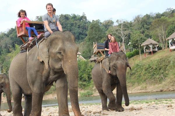 Cõi voi là trải nghiệm du khách không thể bỏ qua khi đến Luang Prabang. Ảnh: wtoutiao.com