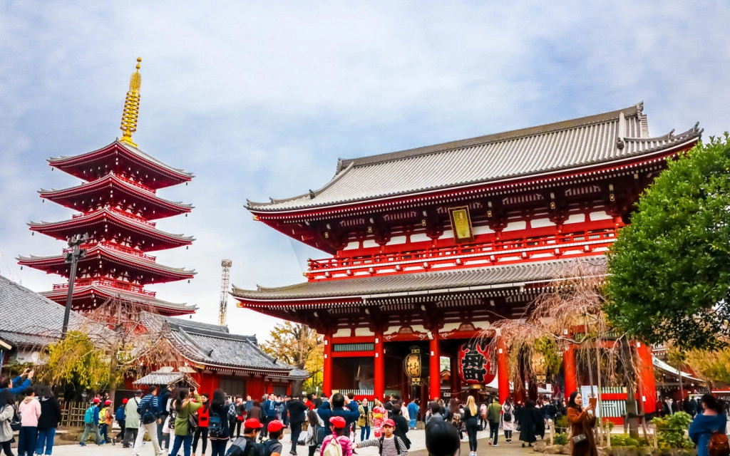 Đền cổ Asakusa Kannon