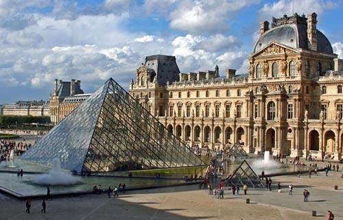 Bảo tàng Louvre ở thủ đô Paris của nước Pháp