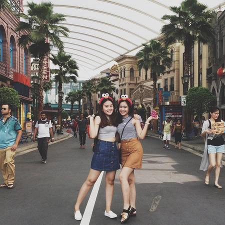 Universal Studios có tổng diện tích 49 hecta, có 24 trò chơi và chương trình theo 7 chủ đề khác nhau, liên quan đến các bộ phim bom tấn của hãng Universal và có tính giải trí rất cao. Ảnh: @agatha.christy