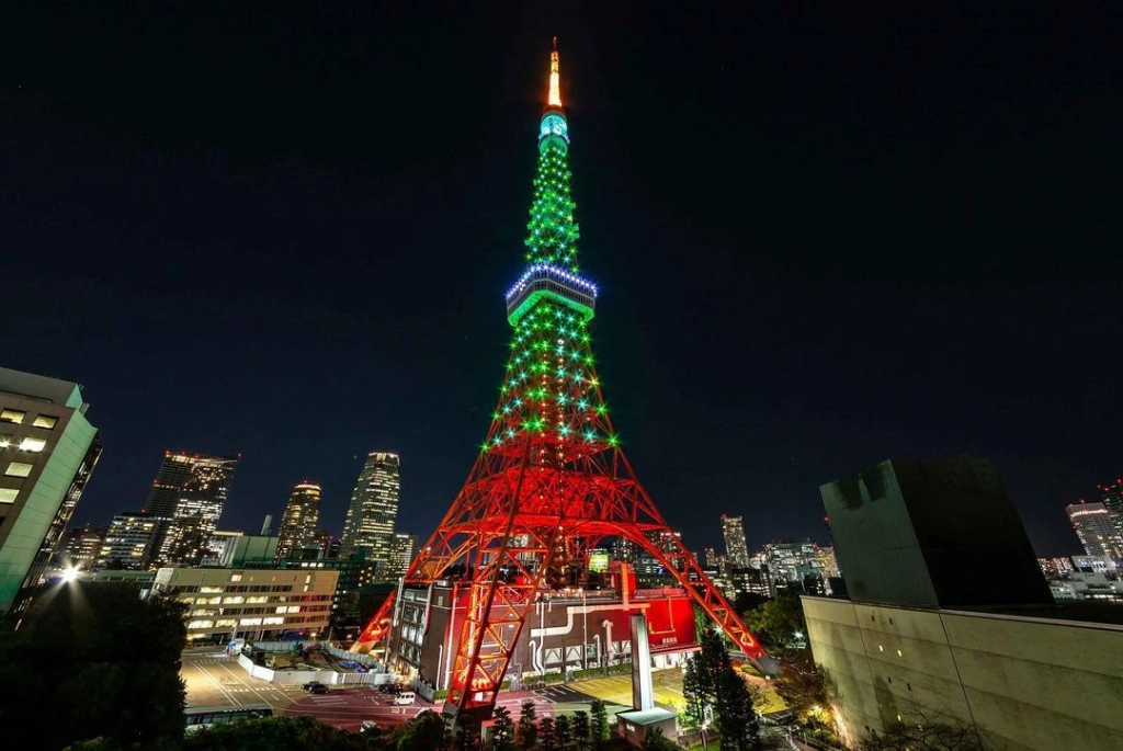 Tháp Tokyo. Ảnh: @tokyotower_official