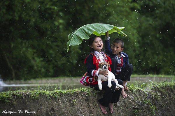Nét hồn nhiên của trẻ em dân tộc Dao. Nét hồn nhiên của trẻ em dân tộc Dao.