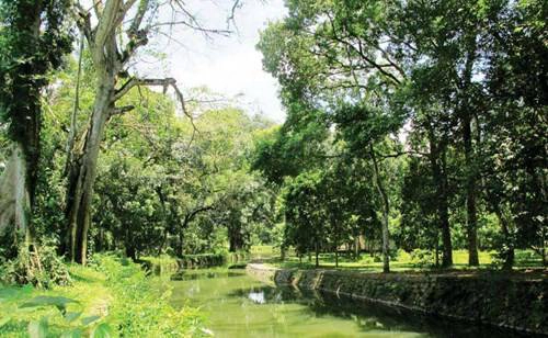 Dòng kênh xanh biếc ở Lam Kinh