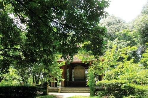 Nhà bia Vĩnh Lăng, nơi ghi lại công trạng của anh hùng Lê Lợi