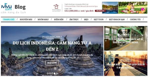 Giao diện Blog thân thiện, đầy đủ thông tin du lịch cần thiết cho một chuyến đi Giao diện Blog thân thiện, đầy đủ thông tin du lịch cần thiết cho một chuyến đi