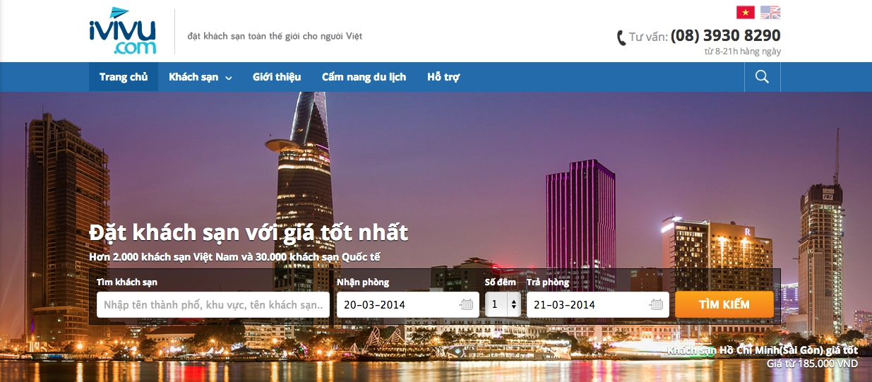 iVIVU.com - Hệ thống đặt khách sạn tại Việt Nam và quốc tế tốt nhất cho người Việt Nam.