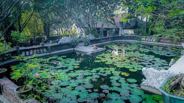 Để có dịp nghỉ ngơi, thư giãn tại Việt phủ mỗi dịp Tết đến và cũng muốn tập trung khai thác nhiều hơn nữa những nét văn hóa cổ xưa, họa sĩ Thành Chương còn cho dựng một ngôi nhà cổ 5 gian hai chái bằng gỗ lim, với diện tích khoảng 120 m2. Đây cũng là ngôi nhà mang đậm nét kiến trúc nhà ở truyền thống Việt Nam.