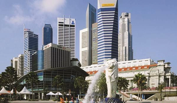 Tượng Sư tử mình cá - biểu tượng của Singapore Tượng Sư tử mình cá - biểu tượng của Singapore
