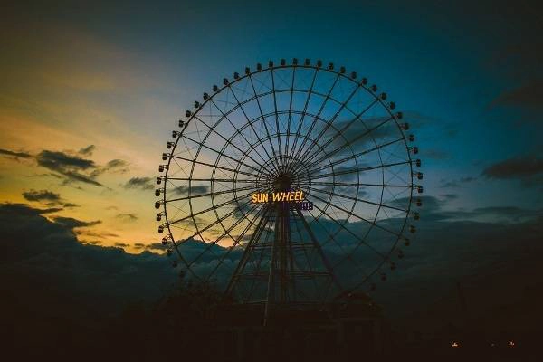 Du lich Da Nang - Đà Nẵng nhìn từ cabin Sun Wheel.