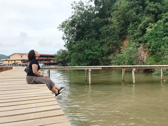 Làng nổi Brunei - Ảnh: NGÔ HOÀNG ANH