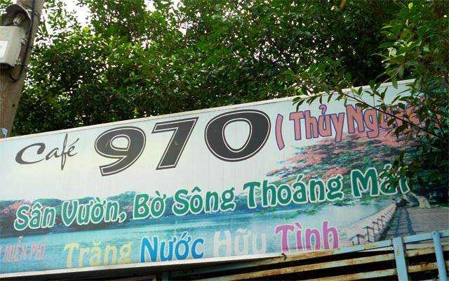 970 Thủy Nguyệt - Sân Vườn Bờ Sông Cafe