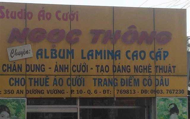 Áo cưới Áo Cưới Ngọc Thông