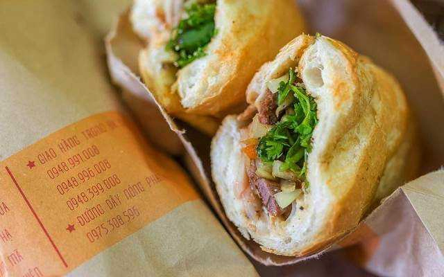 Ăn vặt Bami King - Bánh Mì Bò Nướng - Thái Phiên