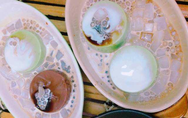 Ăn vặt Bánh Flan - Cung Thiếu Nhi