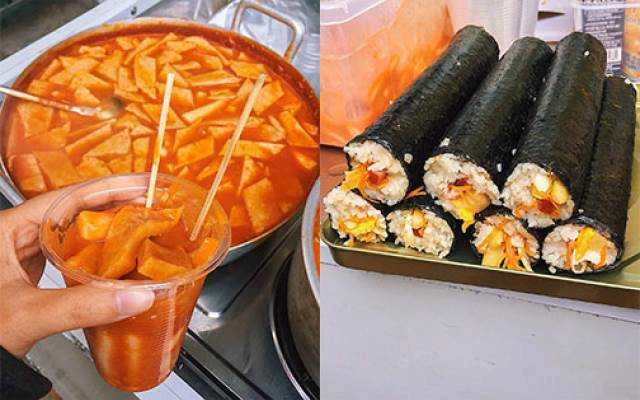 Ăn vặt Bánh Gạo Cay & Kimbap - Xuân Thủy