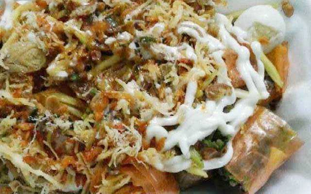 Ăn vặt Bánh Tráng Cuốn Trộn - Mai Lão Bạng