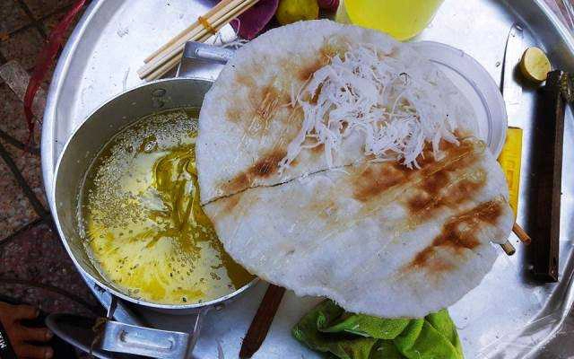 Ăn vặt Bánh Tráng Dừa Mạch Nha