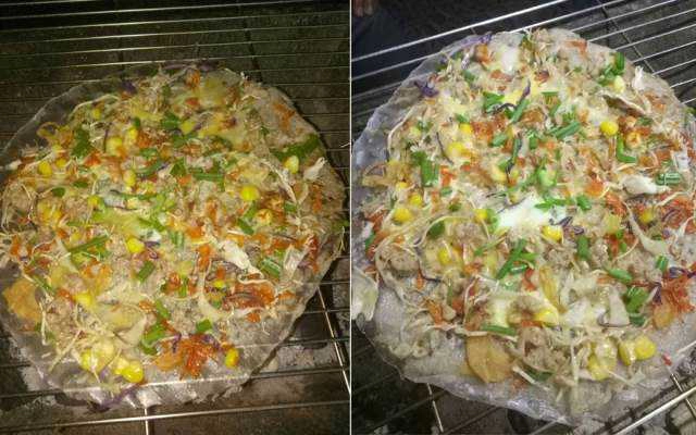 Ăn vặt Bánh Tráng Nướng Phô Mai Trứng Muối