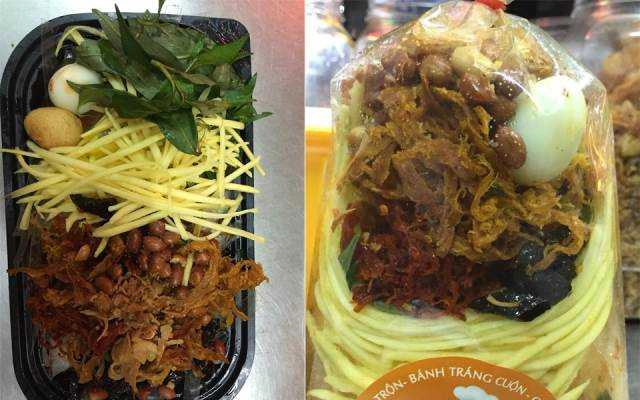 Ăn vặt Bánh Tráng Trộn Long