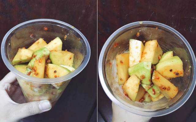 Ăn vặt Bánh Tráng Trộn & Xoài Lắc