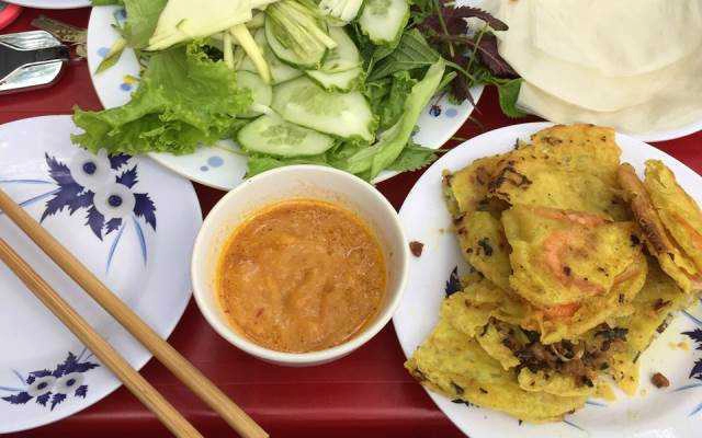 Ăn vặt Bánh Xèo Lá Chuối