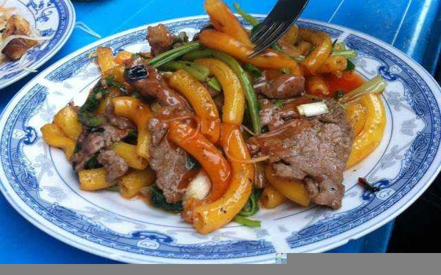 Ăn vặt Bột Chiên, Nui Xào Bò & Mì Xào Bò