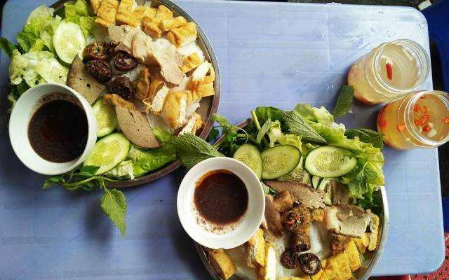 Ăn vặt Bún Đậu Với Mắm Tôm & Thịt Luộc - Đỗ Đức Dục