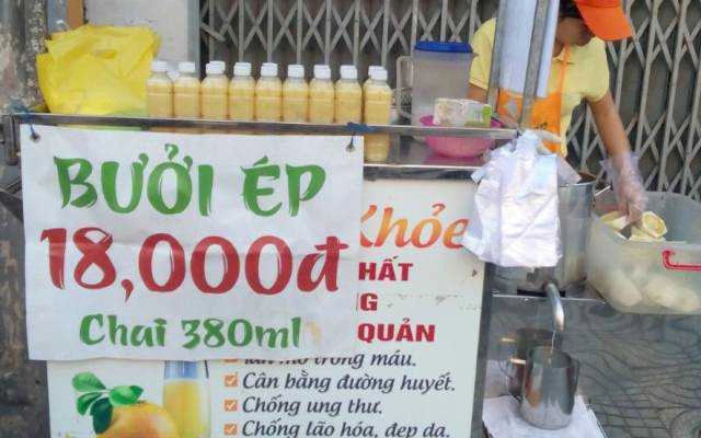 Ăn vặt Bưởi Ép Nguyên Chất 18k