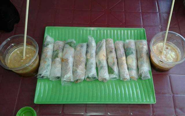 Ăn vặt Cá Rô 2 - Bánh Tráng Cuốn