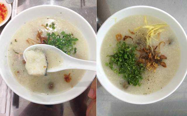 Ăn vặt Cháo Cá Lóc Rau Đắng
