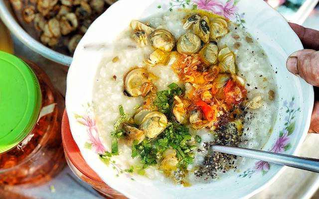 Ăn vặt Cháo Nghêu