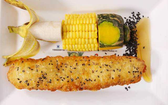 Ăn vặt Chuối Bí Ngô Chiên Giòn