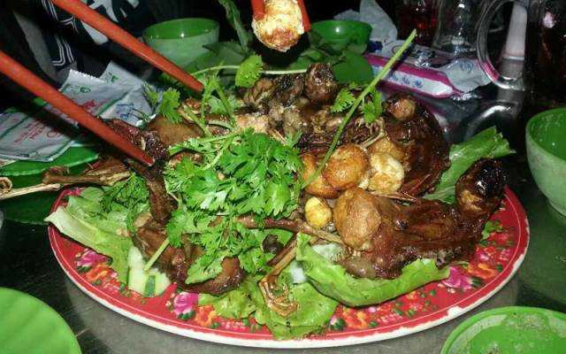 Ăn vặt Cút Chiên Bơ