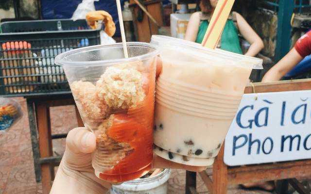 Ăn vặt Gà Lắc Phô Mai - Giảng Võ