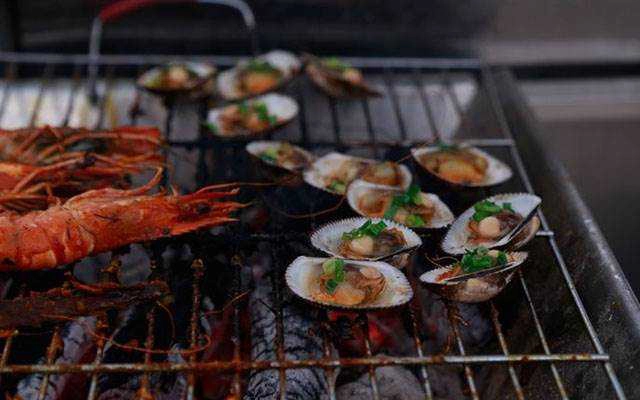 Ăn vặt Hải Sản Nướng 3 Thằng Ku - Kênh Tân Hóa