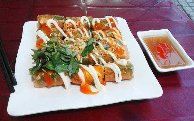 Ăn vặt Hoàng Yến - Bánh Tráng Cuốn
