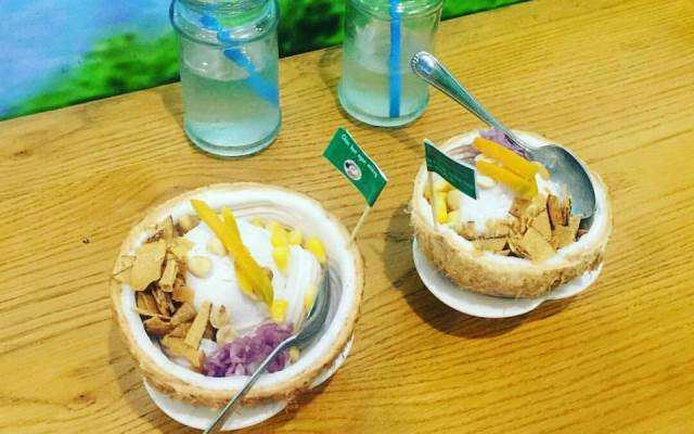 Ăn vặt Kem Dừa Thái Lan