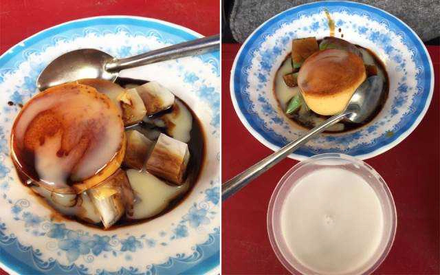 Ăn vặt Kem Flan Tháp Bà