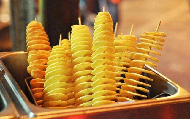 Ăn vặt Khoai Tây Lốc Xoáy & Khoai Lang Lắc