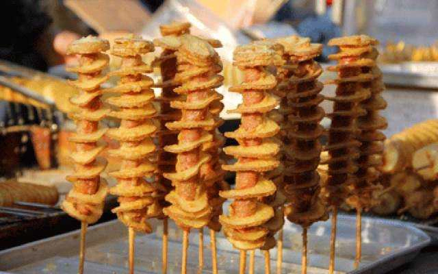 Ăn vặt Khoai Tây Lốc Xoáy