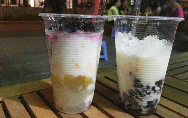 Ăn vặt Mana - Sữa Chua Nếp Cẩm - Đường A4