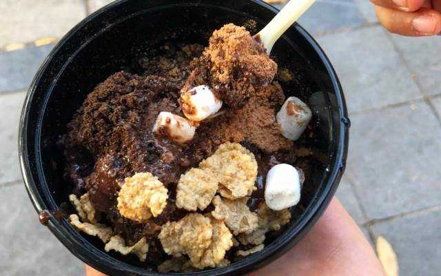 Ăn vặt Milo Đá Bào - Tràng Thi