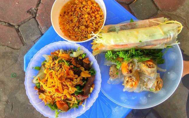 Ăn vặt Nộm Bò Khô & Bột Lọc - Ngõ Văn Chương