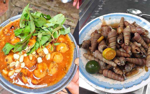 Ăn vặt Ốc & Cút Lộn Xào Me - Nguyễn Du