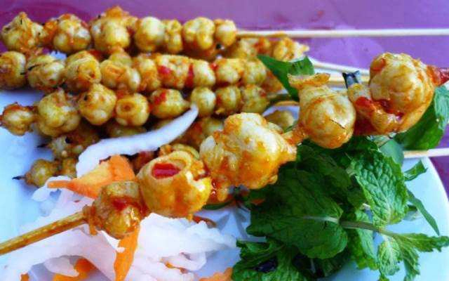 Ăn vặt Răng Mực Nướng Sa Tế