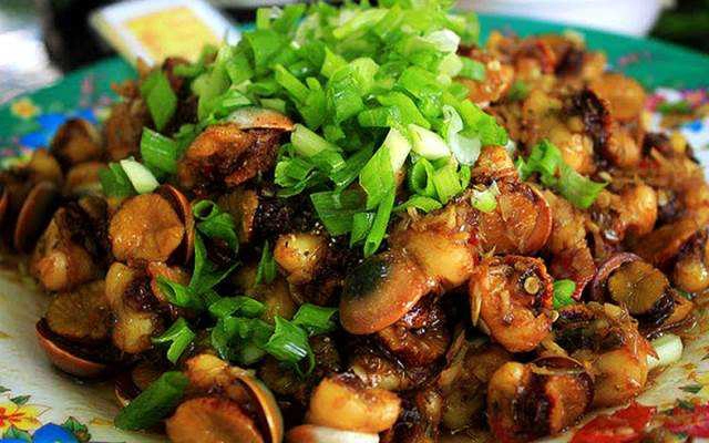 Ăn vặt Sang Sang - Ốc Xà Cừ Xào Sả Ớt