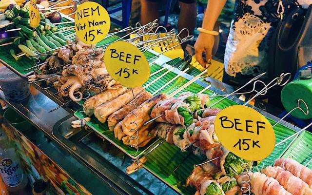 Ăn vặt Street Food - Xiên Nướng